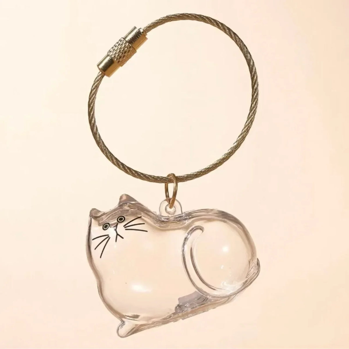 Cápsula de Recuerdo "Huella Eterna" – Llavero Relicario para Pelitos de Mascota